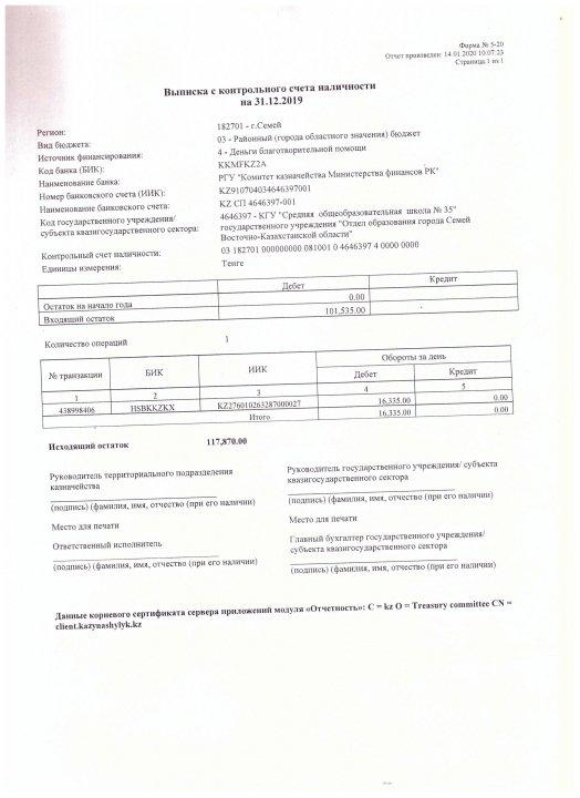 Информация по спонсорским счетам