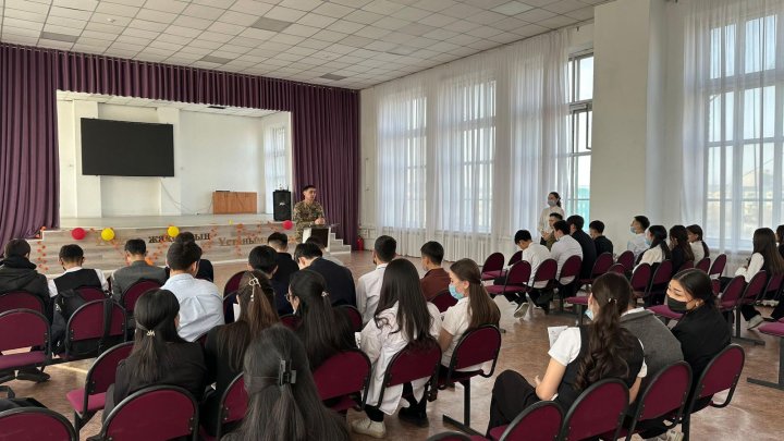 5511 Ұлттық ұлан академиясының өкілдерімен үгіт-насихат жұмысы өтті.