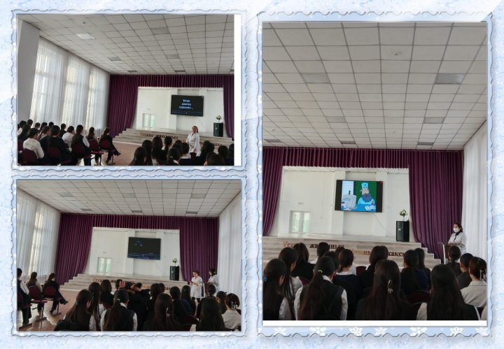 Жасөспірім қыздарға арналған жауапкершілік пен қауіпсіздік тақырыбында сабақ өткізілді.