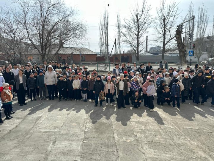 Мектепте өрт қауіпсіздігі бойынша оқу-жаттығу өтті